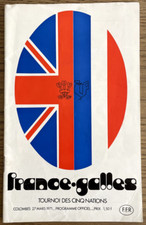 France v Wales rugby programme