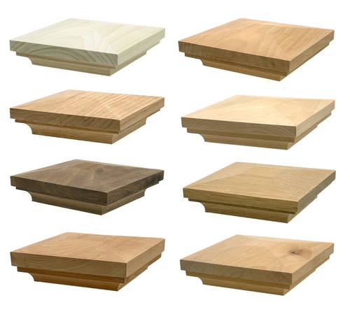 Flat peak newel - flat,