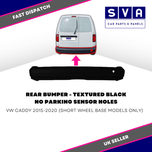 Rear bumper textured black - bumper,
