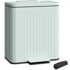 HOMCOM 2 x 20L Double Rubbish