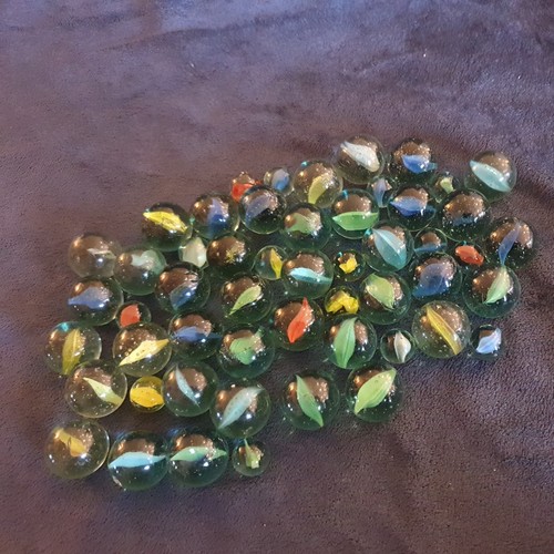 Glass marbles colourful - glass,