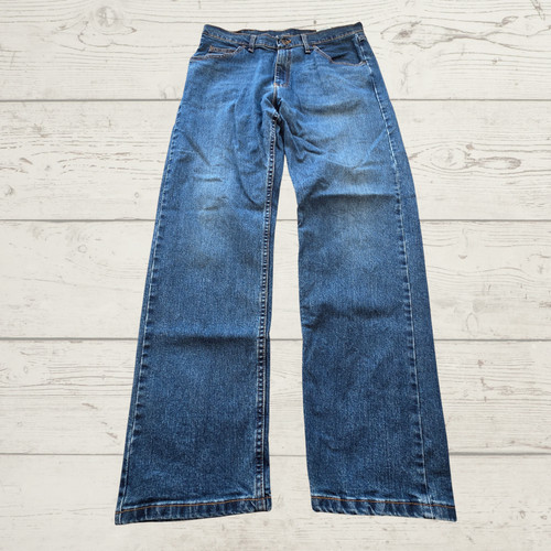 Wrangler jeans mens 34x32 blue - wrangler,