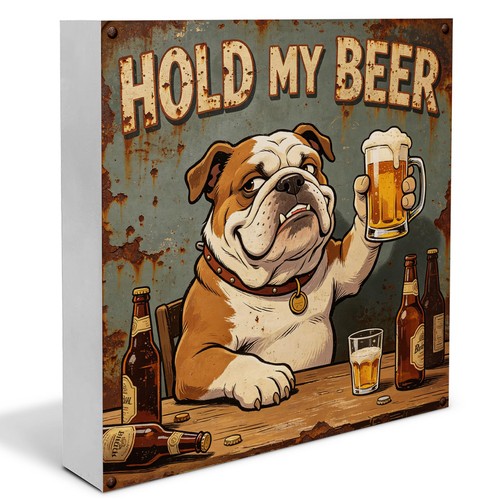 Dog beer bar - decor, funny