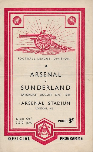 Arsenal sunderland 1947 - arsenal, v