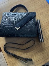 Jane Shilton Black Alligator
