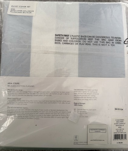 The white company king duvet - white,
