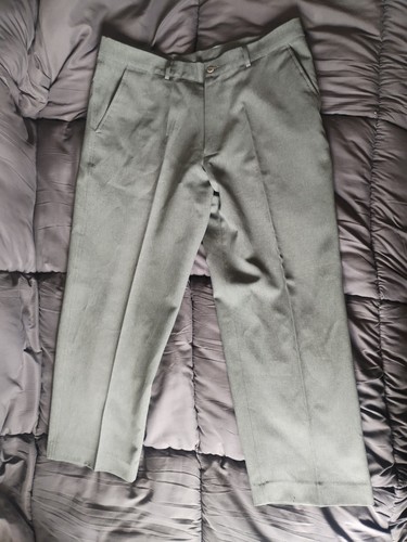 Mens farah green trousers w38 - trousers,