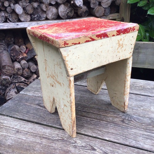 Old vintage primitive red - vintage,