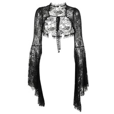 Women Flared Long Sleeve Lace