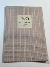 P&O R.M.S. Chusan Passenger