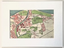 Vintage 1955 Edinburgh Map -