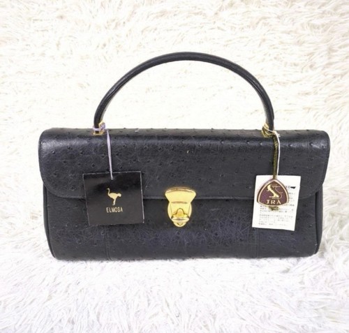 Jra ostrich handbag - ostrich, shoulder