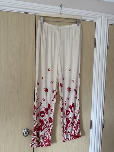 100 silk wide - 100%, trousers
