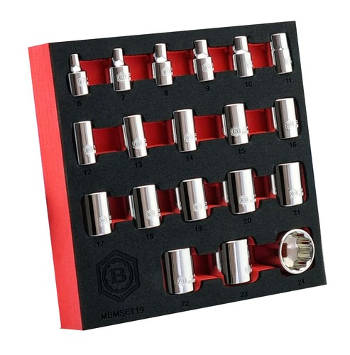 Britool hallmark 19pc 12 - 19pc,