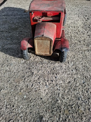 Tri ang tin plate - tipper, truck