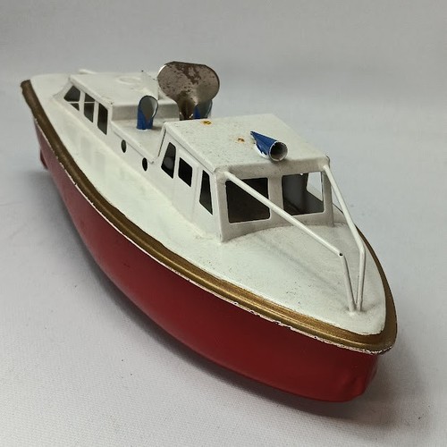 Sutcliffe windup tin boat - 9",