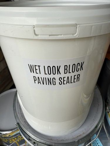 Block paving sealer driveway - paving, sealer/driveway