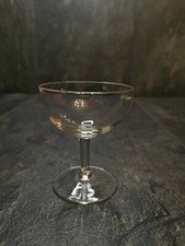 antique small champagne saucer