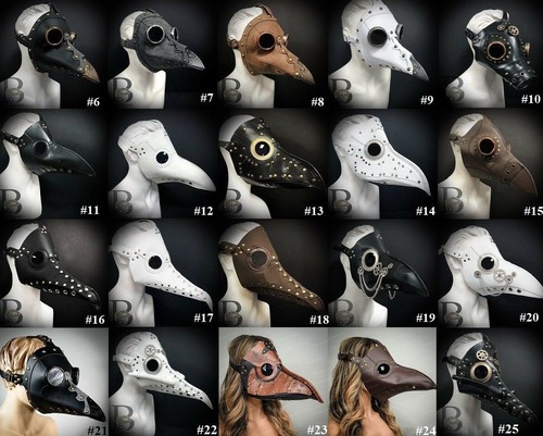 Plague doctor mask long - plague,