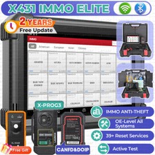 Launch X431 IMMO ELITE OBD2 K~ey Programming Full System Diagnostic Scan