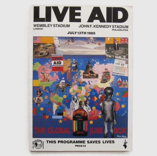 Live aid concert programme - live,
