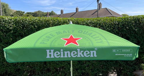 Heineken parasol beer - heineken, garden