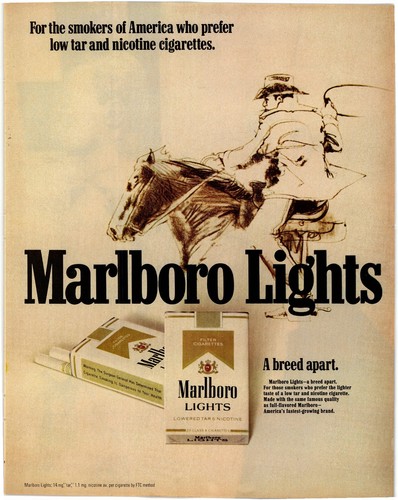 Marlboro lights vintage - marlboro,