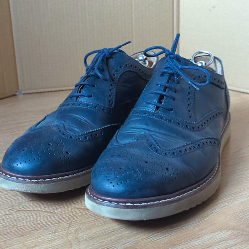 Hackett men blue - men's, leather