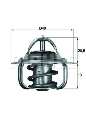 Mahle 88d thermostat - 5,