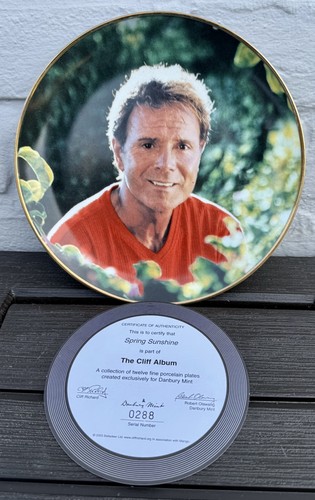 Cliff richard plate danbury - richard,