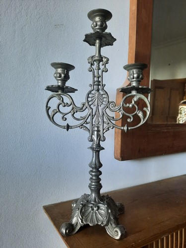 Antique cast metal french - metal,