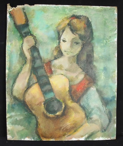 Anonymous young girl guitar - young,