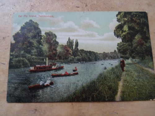Used postcard stamped 1906 eel - used,