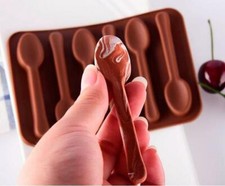 Onlineforu LTD Silicone Spoon Chocolate Mould – Reusable Non-Stick Mould