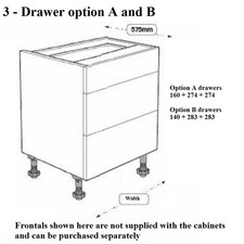 Flat Pack Matt Cream Kitchen