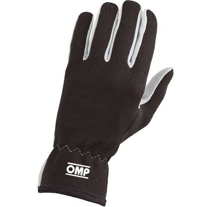 Omp rally gloves black - black, large