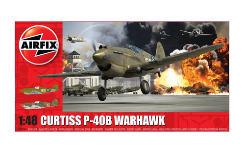 Airfix curtiss p 40b - airfix, p-40b