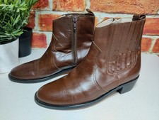 ZARA KIDS BROWN COWBOY BOOTS