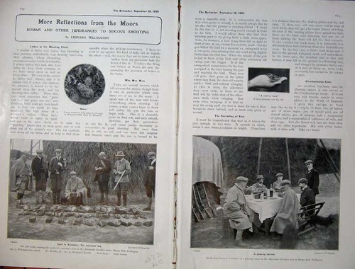 Antique old print 1906 - old,