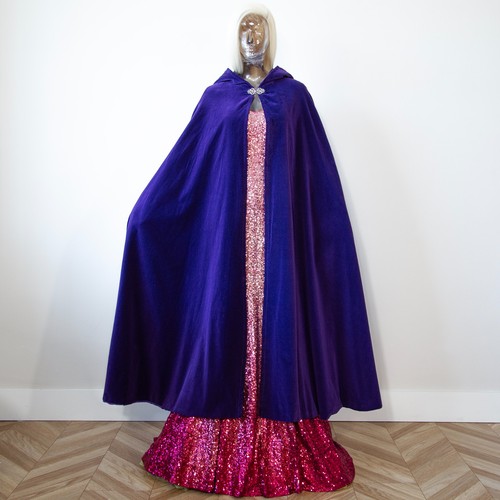 Vintage 1980s purple velvet - 1980s,