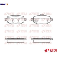 BRAKE PAD SET DISC BRAKE 1952.00 FOR PEUGEOT CITROËN OPEL CORSA/Hatchback/Van
