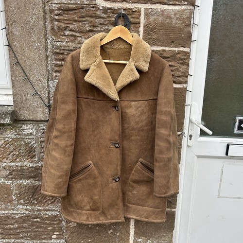 Real sheepskin coat mens - coat,