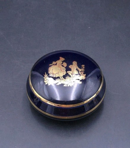 Limoges porcelain cobalt - limoges, blue