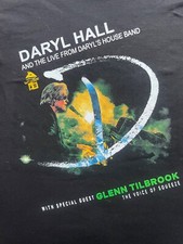 DARYL HALL (HALL & OATS) NEW BLACK T-SHIRT SIZE X LARGE