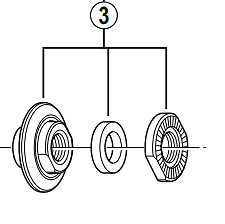 Shimano 4500 lock - shimano, hb-4500