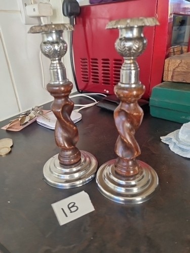Pair barley twist - of,