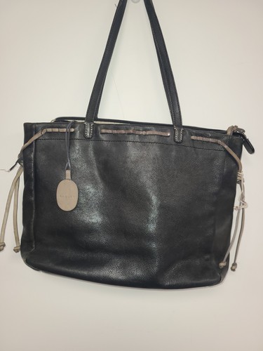 Large black leather - radley, bag