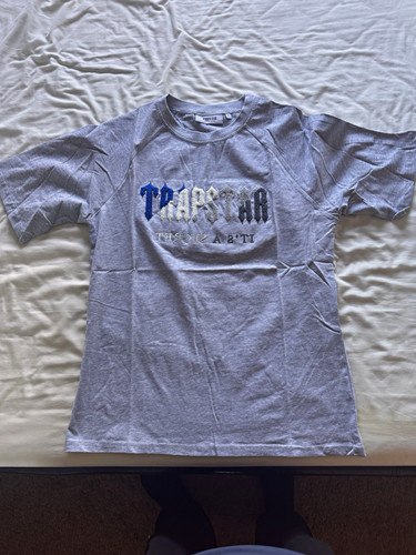Trapstar men grey logo - trapstar,