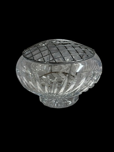 Vintage crystal glass rose - vintage,