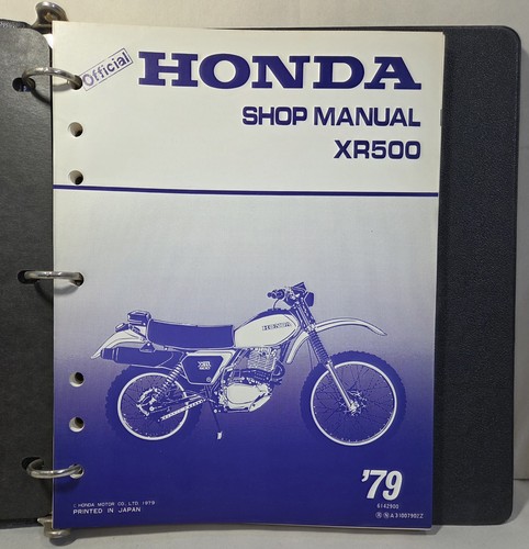 1979 genuine honda xr500 - honda,